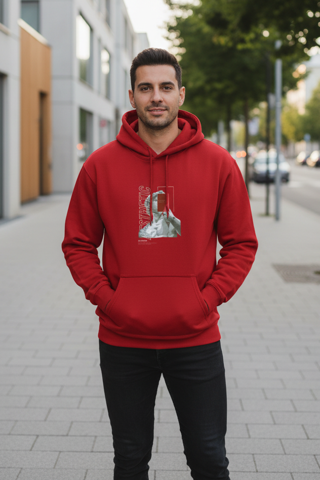 Unisex Hoodie: Aesthetic Reader (Olive)