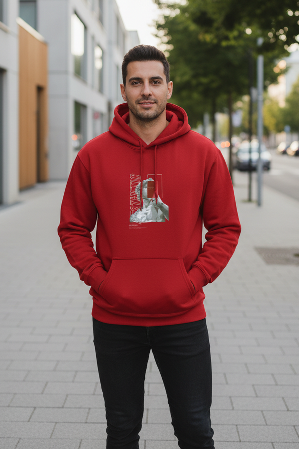 Unisex Hoodie: Aesthetic Reader (Olive)