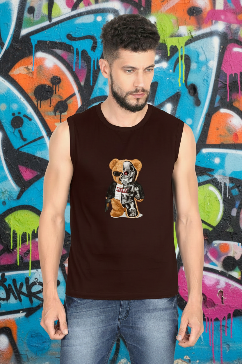 Men’s Sleeveless T-Shirt Graphic Edition