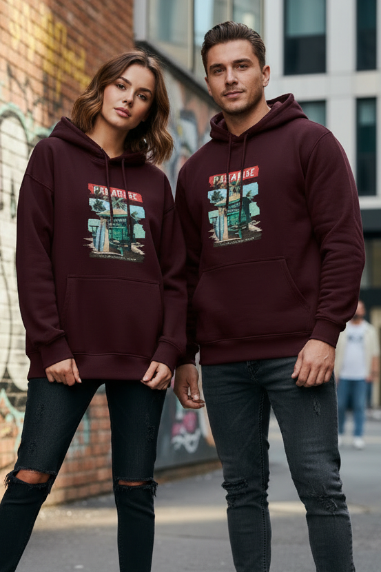 Unisex Oversized Hoodie: Paradise Shack