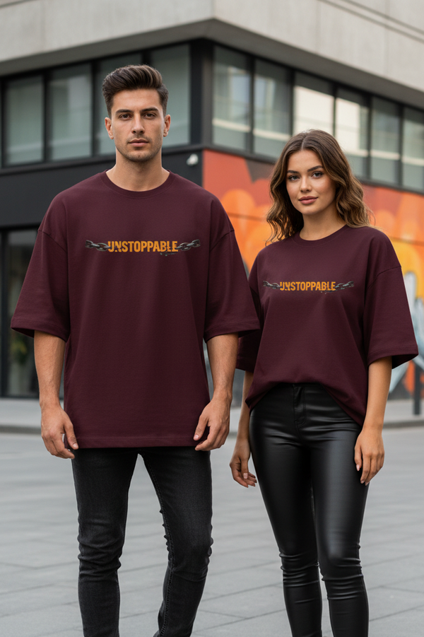UNSTOPPABLE Graphic — Unisex Oversized Tee