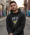 Acid-washed graphic Oversized Hoodie