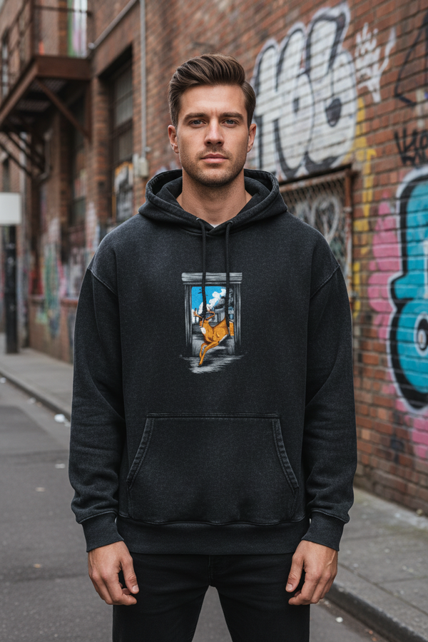 Unisex Oversized Hoodie: Dear Temple