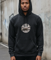 Vintage crossed-swords emblem Acid Washed Hoodie