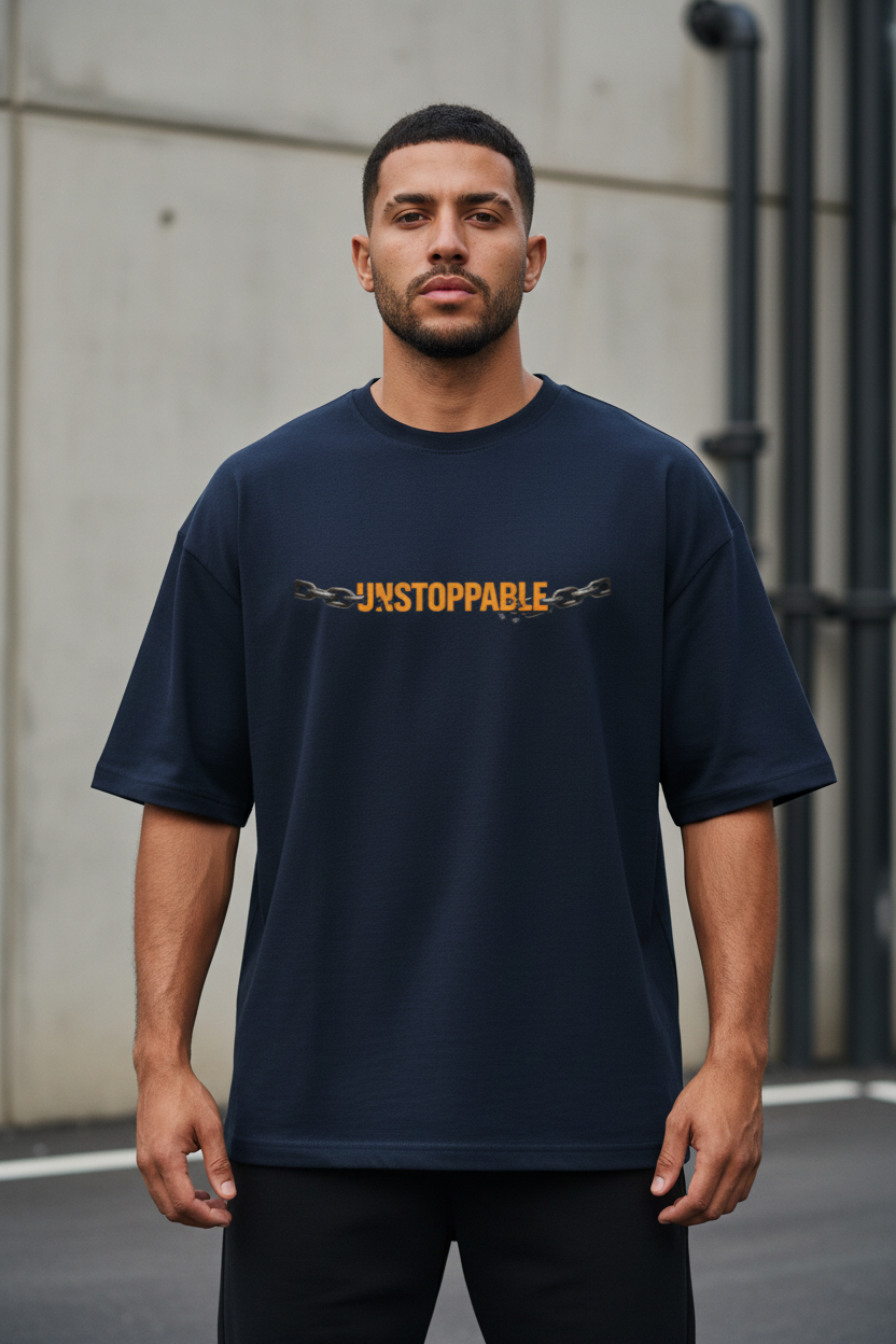 UNSTOPPABLE Graphic — Unisex Oversized Tee