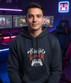 Men Acid Washed Hoodie: Hardcore Gamer