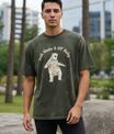 Unisex Acid Washed Oversized Tee: Shake It Off