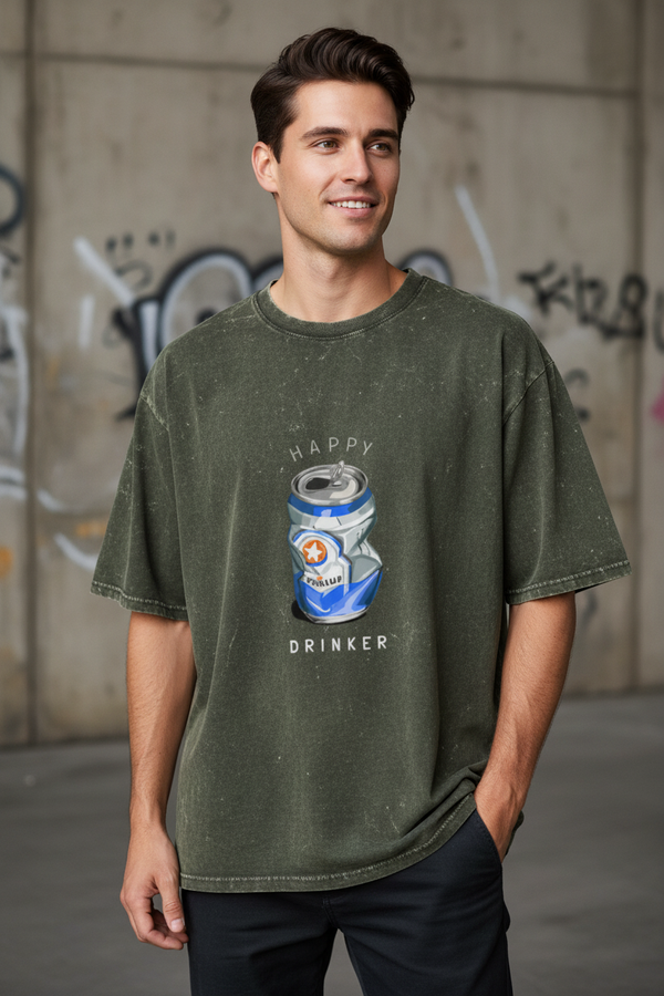 Acid Washed Oversized Tee