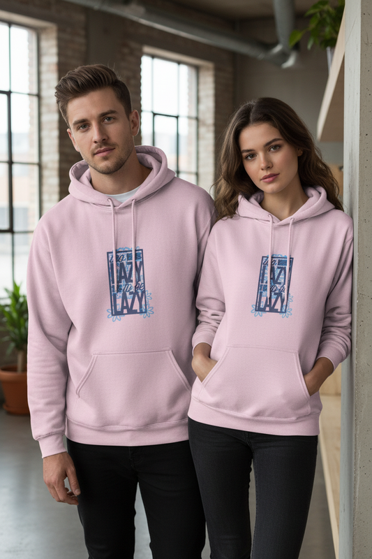 Unisex “Too Lazy to Be Lazy” Hoodie: DrapeTales