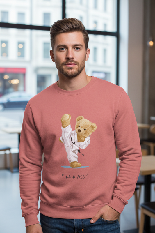 Unisex Sweatshirt: Karate Bear