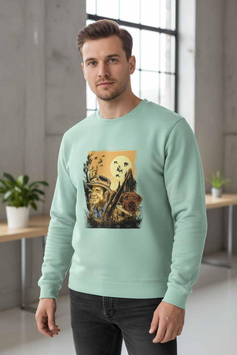 Sweatshirt designed inspired by nature, travel, and quiet