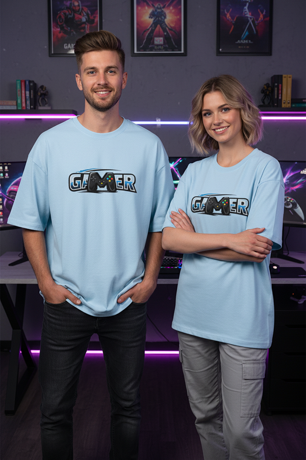 GAMER Graphic — Unisex Oversized Tee