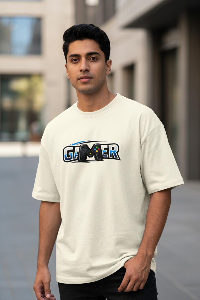 GAMER Graphic — Unisex Oversized Tee