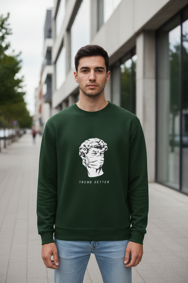 Oversized Sweatshirt: Trend Setter (Black)